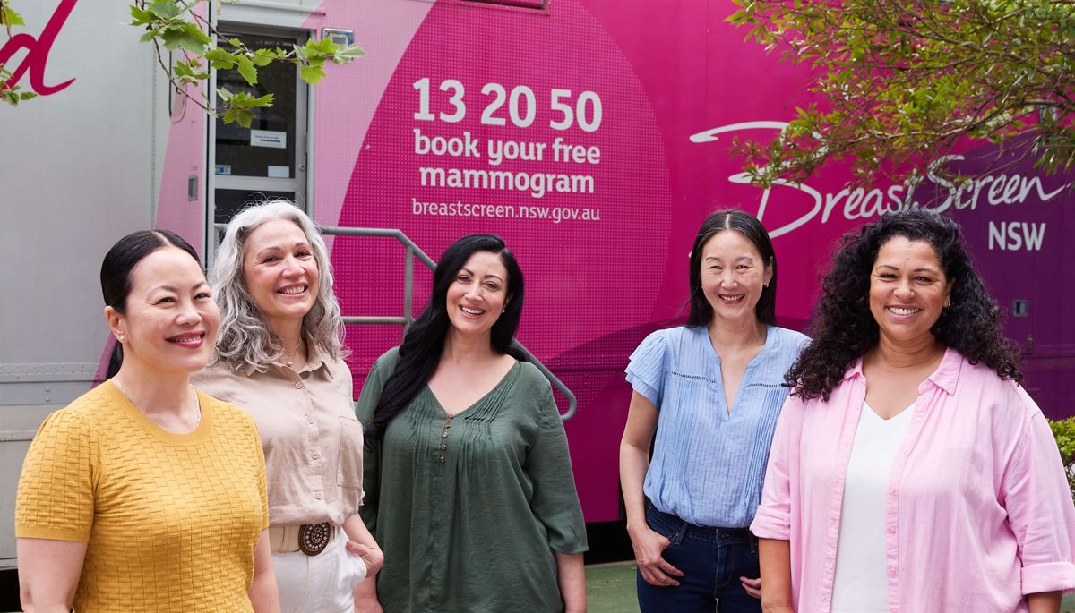 van appointment mammogram breastscreen nsw group booking